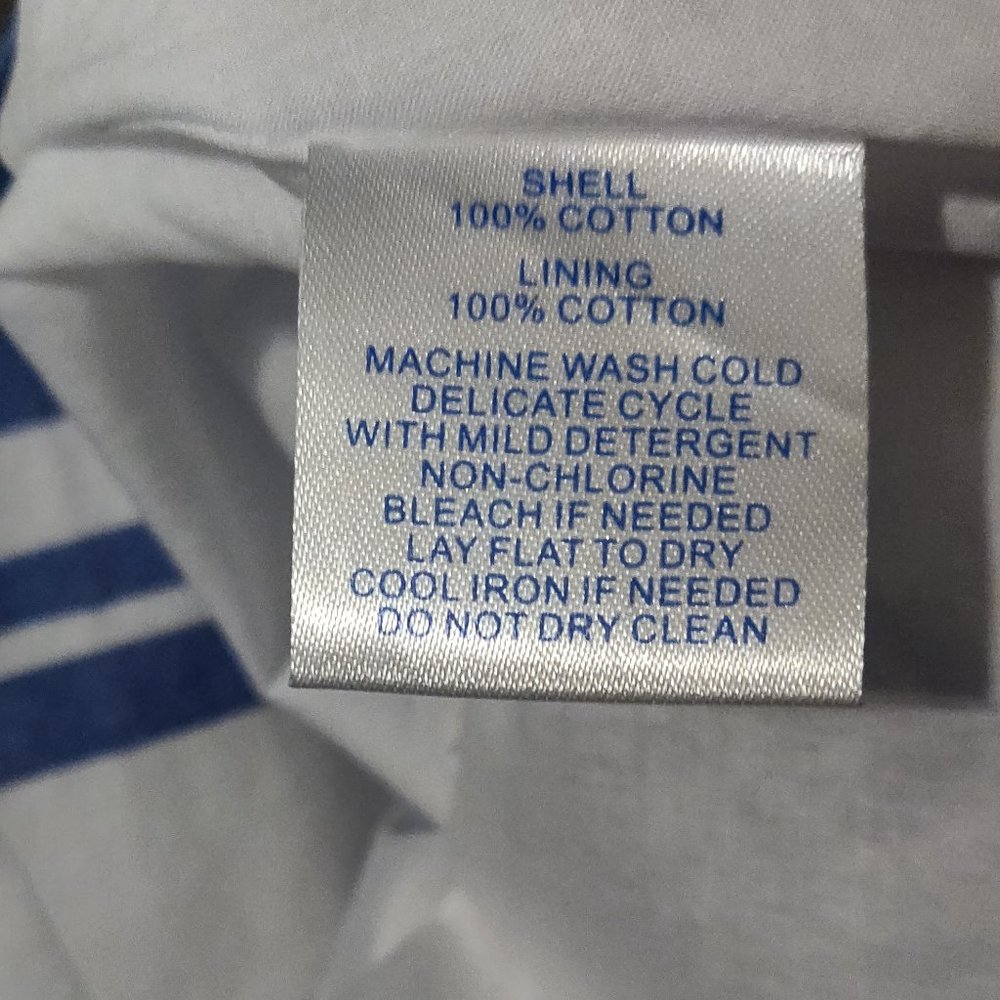Southern Tide Blue and White Nautical Stripe Cotton Dress SIZE 2 - Picture 3 of 5